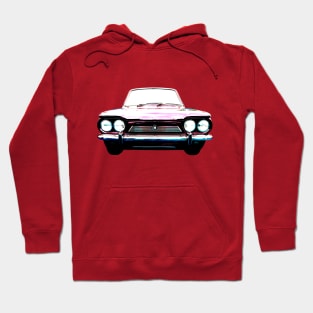 Singer Chamois 1960s British classic car monoblock white Hoodie